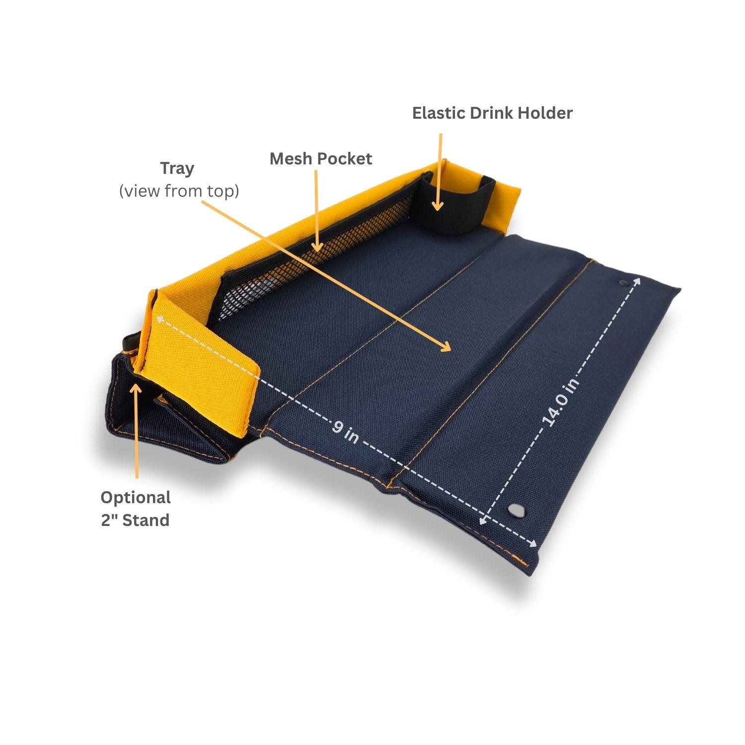 GoTray | Marine Blue + Golden Mango