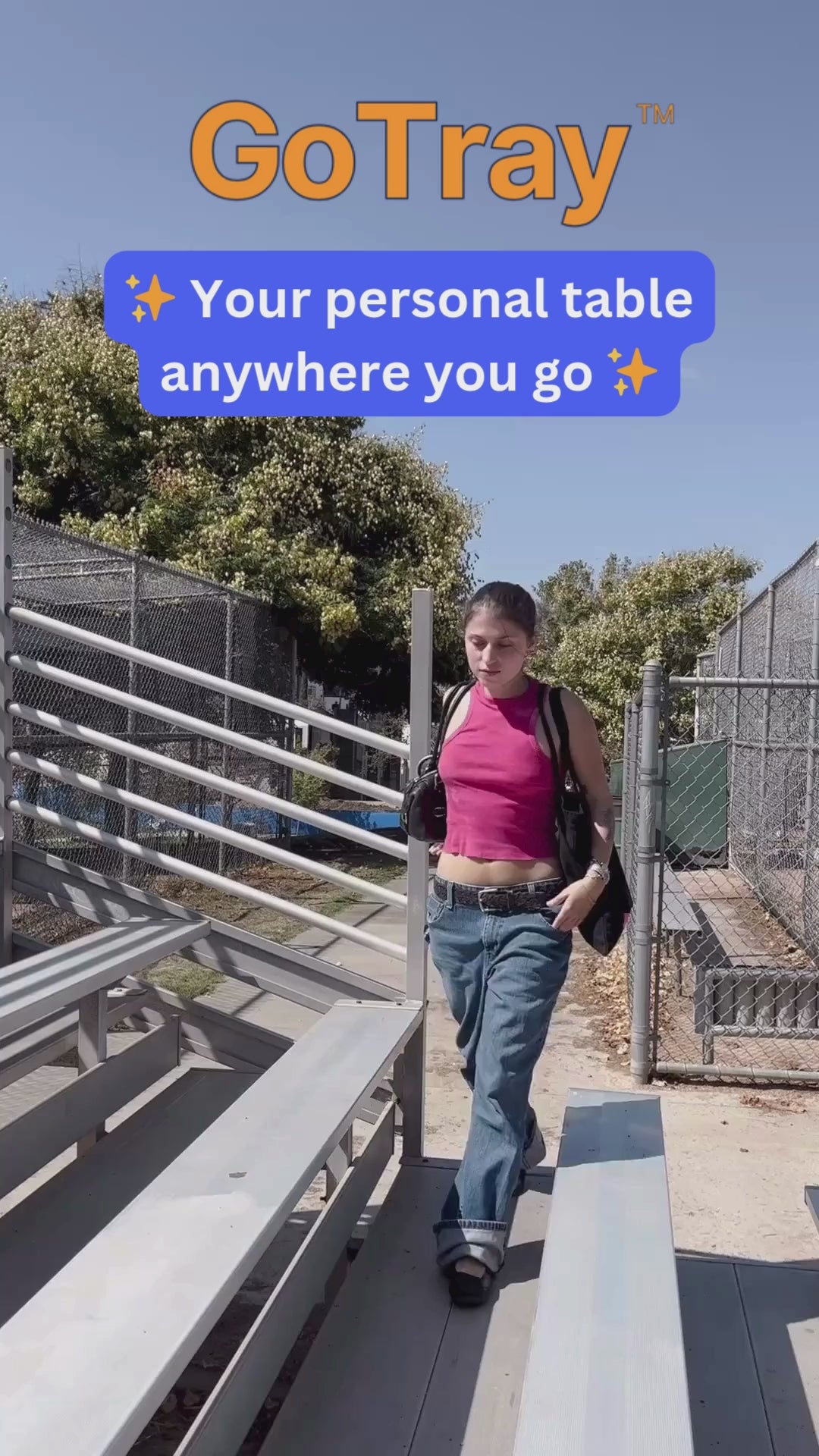 GoTray | Marine Blue + Golden Mango